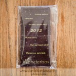la carte de voeux en chocolat signée wonderbox