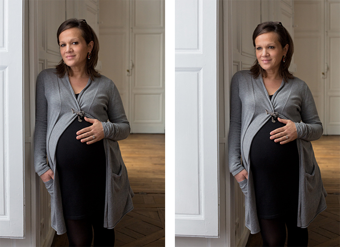 portrait grossesse rennes studio photo femme enceinte future maman