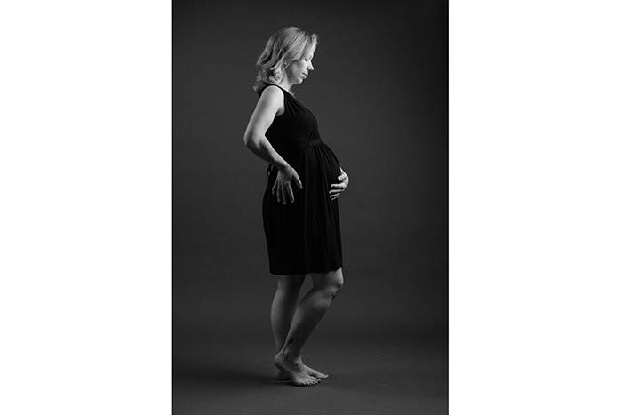 rennes femme enceinte studio portrait