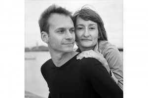 portrait couple bord de mer cancale