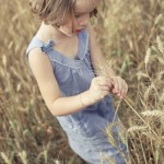 Mademoiselle B. dans les blés …