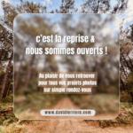 Réouverture du studio !